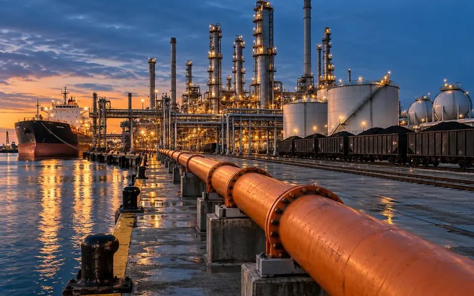 Обложка урока «Нефть, природный газ и уголь: топливо и химическое сырьё»: химия, 7 класс