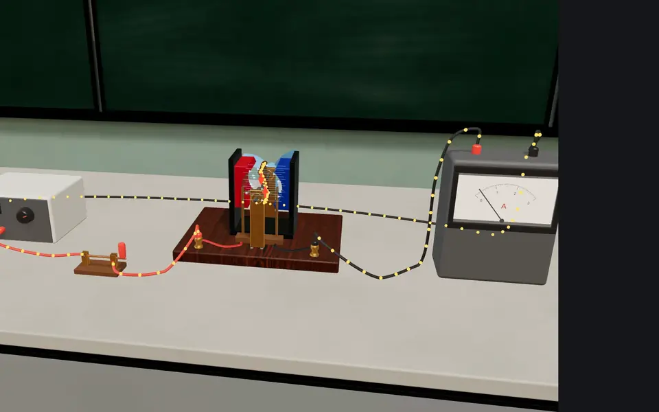 3D-сцена «Внутри электродвигателя»: обложка